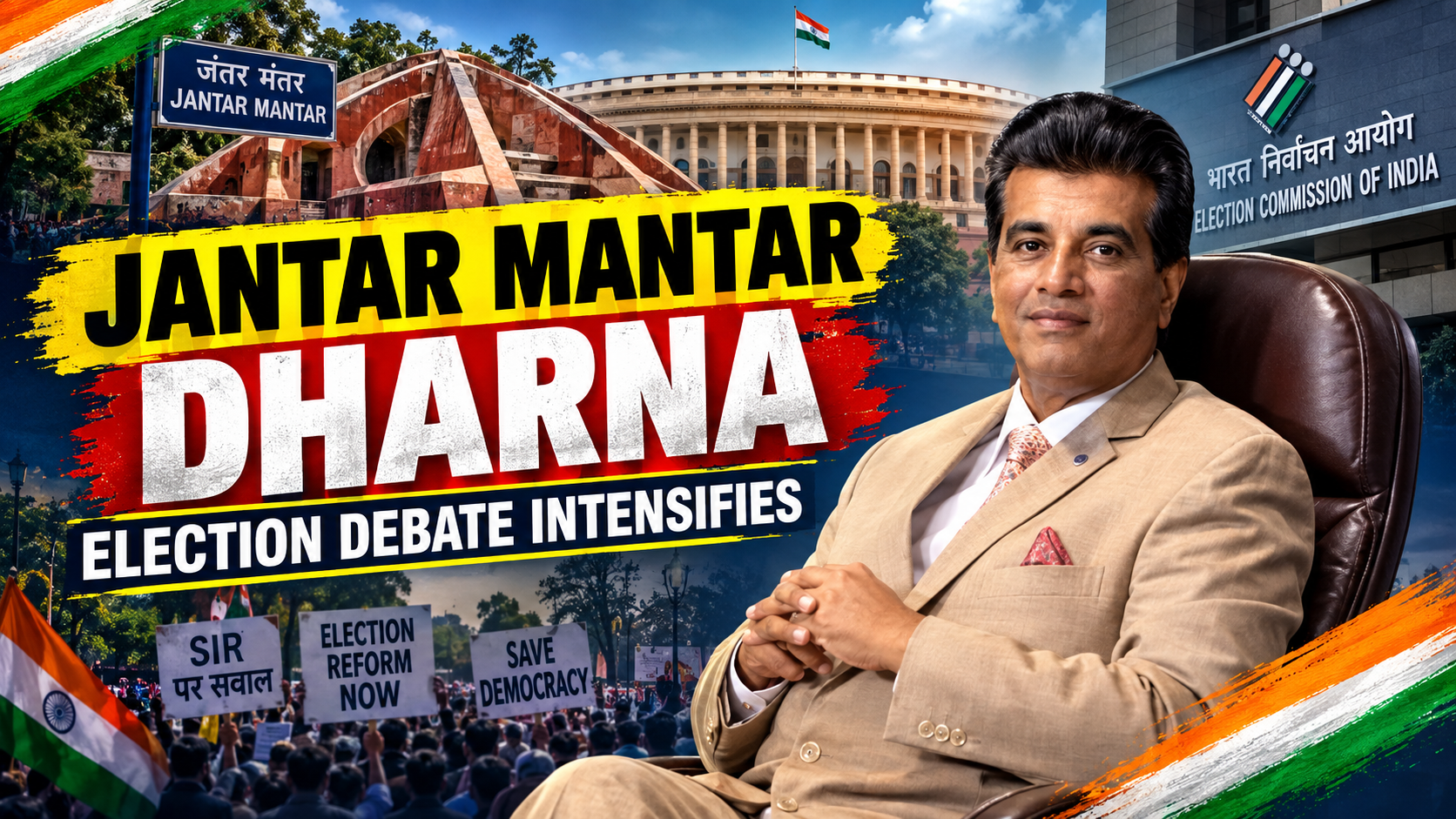 Jantar Mantar Dharna: India’s Electoral Debate Enters a Critical Phase